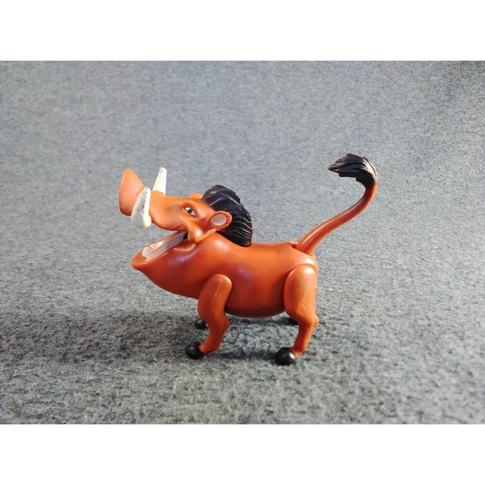 Vintage Disney Figure The Lion King 1994 Mattel Pumba Warthog Moving Jaw - Picture 2 of 8